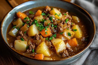 Receita com carne moída